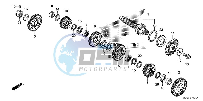 TRANSMISSION (COUNTERSHAFT)