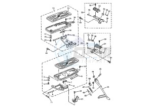 XVZ ROYAL STAR 1300 drawing STAND-FOOTREST MY98