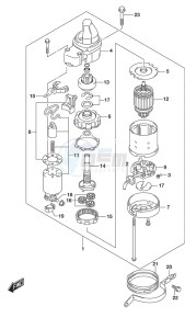 DF 175AP drawing Starting Motor