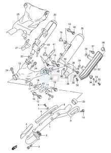 DR800S (E4) drawing MUFFLER