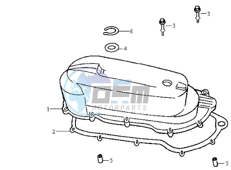 CRANKCASE COVER LEFT