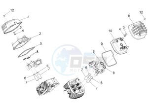 California 1400 Touring ABS 1380 drawing Head cover