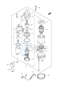 DF 9.9 drawing Starting Motor