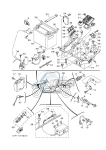 YXM700E YXM700PE YXM700PE (1XP4) drawing ELECTRICAL 1