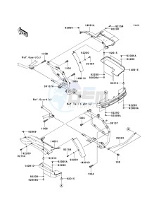 VN 1700 A [VULCAN 1700 VOYAGER] (9FA) A9F drawing SADDLEBAGS-- SIDE BAG BRACKET- -