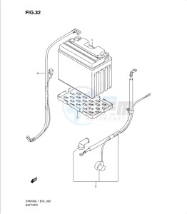 SV650/S drawing BATTERY (SV650SAL1 E24)