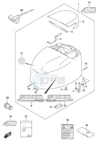 DF 40A drawing Engine Cover