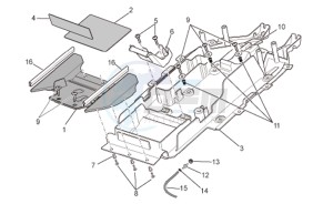 RSV 1000 Tuono drawing Undersaddle