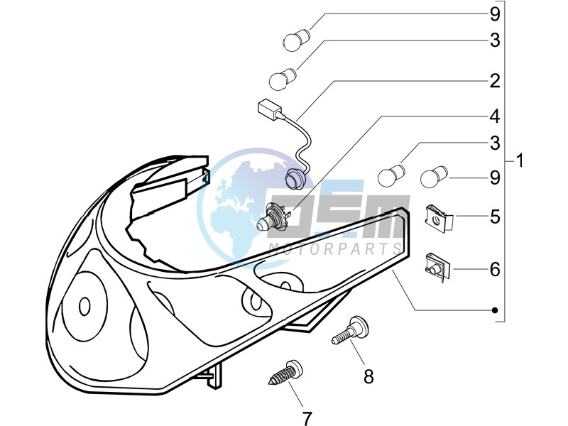 Head lamp - Turn signal lamps