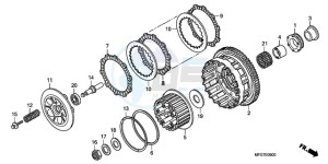 CB600FA9 France - (F / ABS CMF 25K) drawing CLUTCH