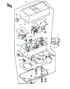 KZ 1300 A (A1-A3) drawing METERS