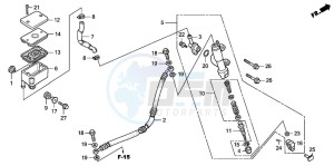 TRX300EX SPORTRAX drawing RR. BRAKE MASTER CYLINDER