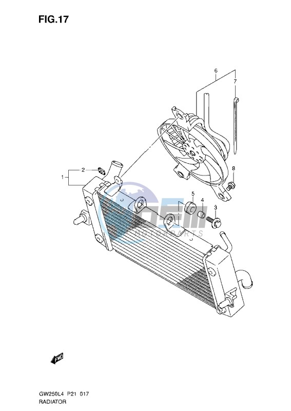 RADIATOR (UP TO LC6DC111101106835)