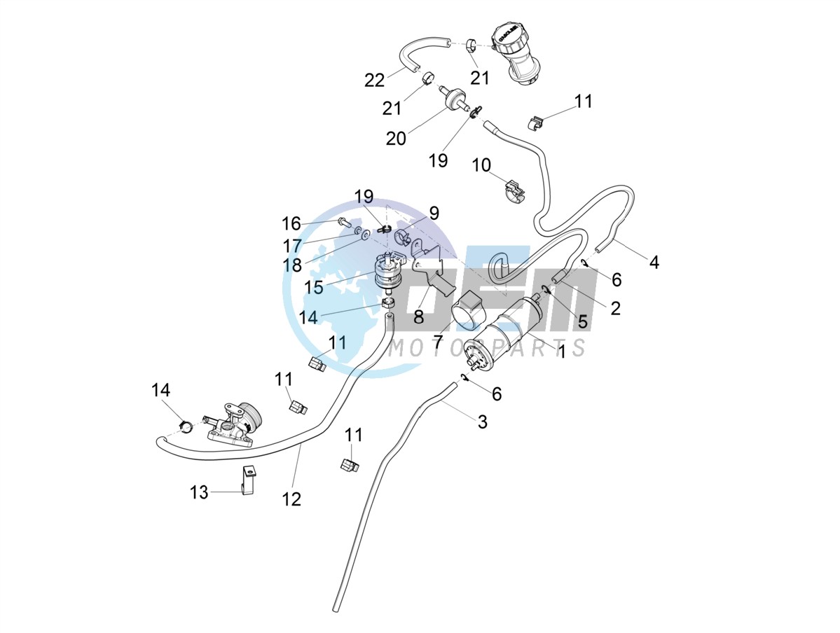 Anti-percolation system