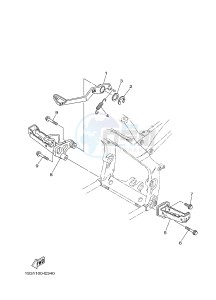 YFM700R YFM70RSXJ RAPTOR 700R (2LSH) drawing STAND & FOOTREST