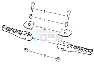 SPEEDFIGHT AQUA - 50 cc drawing FOOTREST