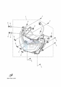 YP125RA XMAX 125 TECH MAX (B9Y5) drawing M. CYLINDER FOR DISK BRAKE