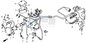 VT1100C drawing WIRE HARNESS (VT1100C2)