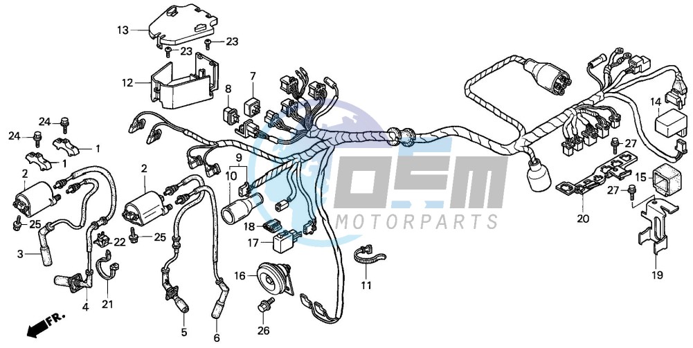 WIRE HARNESS (VT1100C2)