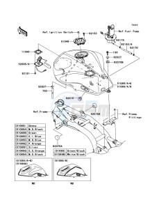 Z750_ABS ZR750M7F GB XX (EU ME A(FRICA) drawing Fuel Tank