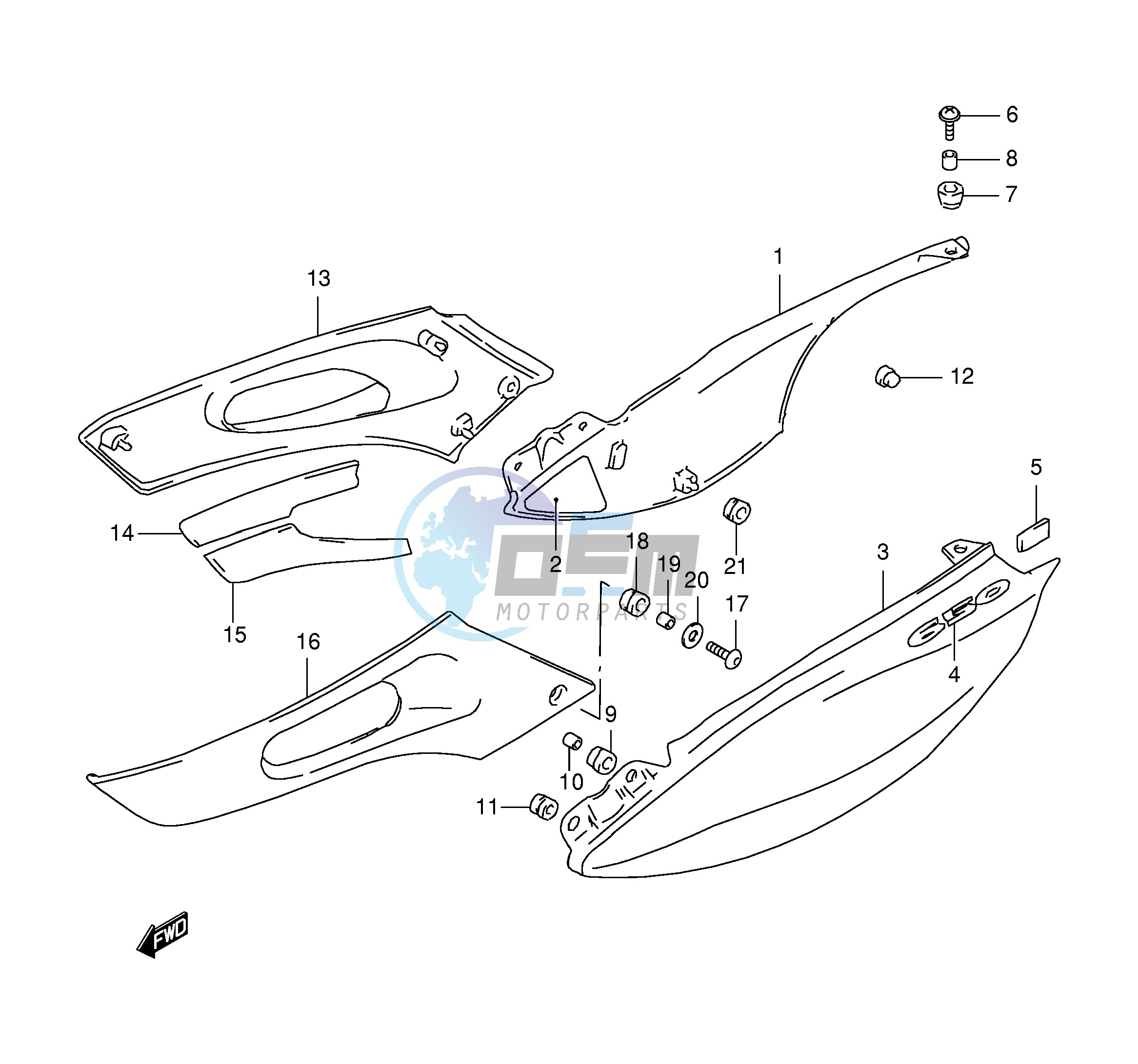 FRAME COVER (MODEL W)