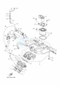 XTZ690D-B TENERE 700 (BEH4) drawing INTAKE