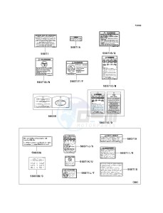 KSF 50 B [KFX50] (B7F-B9S) B7F drawing LABELS