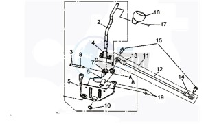 QUADRAIDER 600 DELUXE drawing SHIFT ROD - SHIFT LEVER