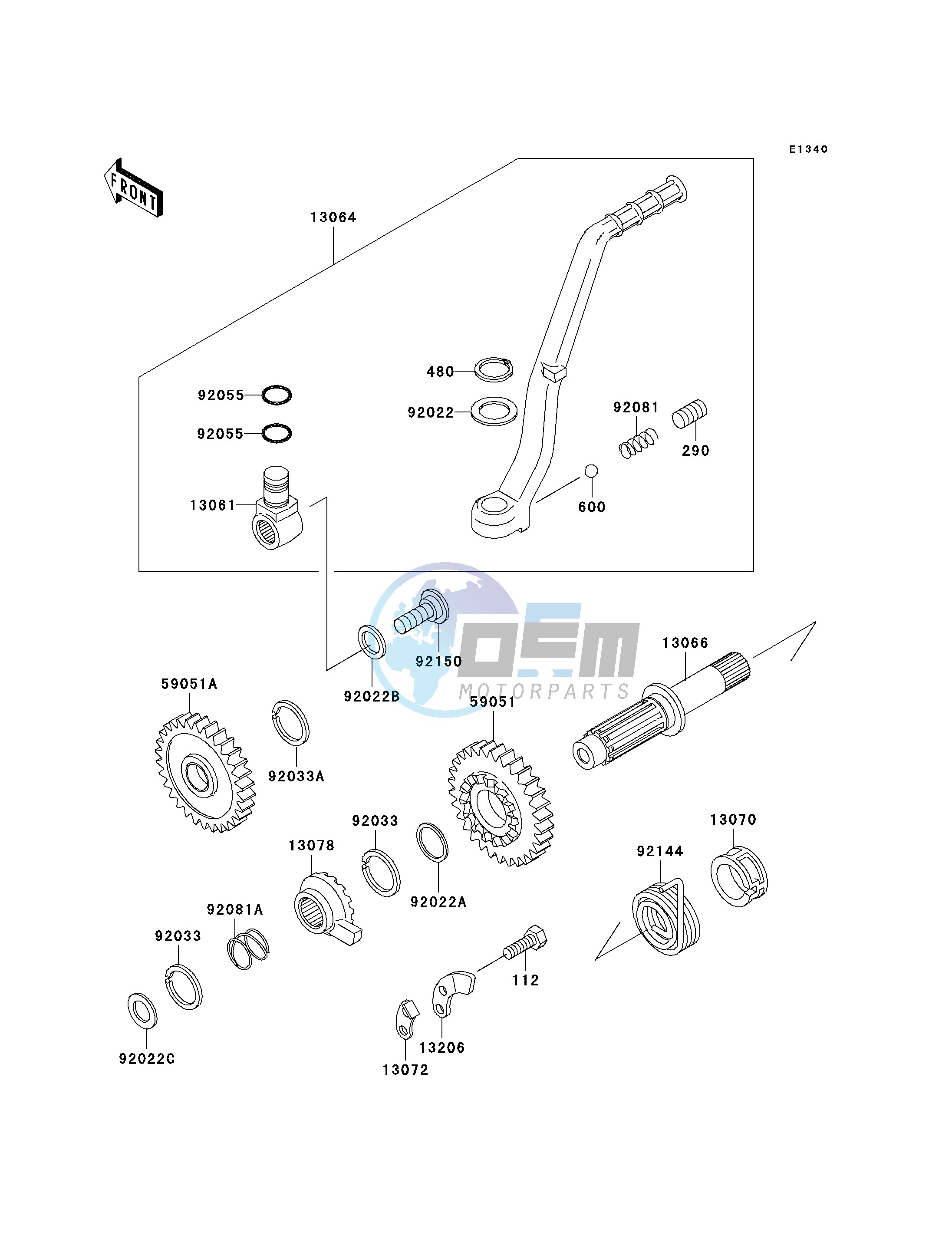 KICKSTARTER MECHANISM