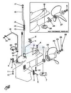 150C drawing PROPELLER-HOUSING-AND-TRANSMISSION