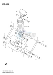 GSX1300R (E2) Hayabusa drawing REAR CUSHION LEVER (GSX1300RL1 E24)