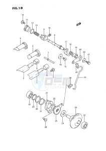 RM80 (E24) drawing EXHAUST VALVE (MODEL K L M N P R S)