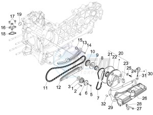 Fly 150 4t e3 drawing Oil pump