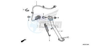 NC700SDD NC700S Dual Cluth ABS 2ED drawing STAND