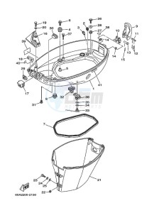 F50DETL drawing BOTTOM-COWLING