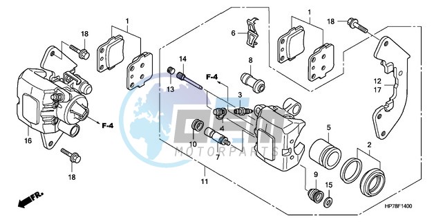 FRONT BRAKE CALIPER