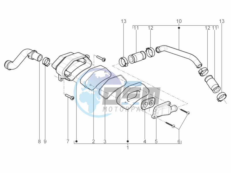 Secondary air box