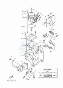 F225XA drawing THROTTLE-BODY