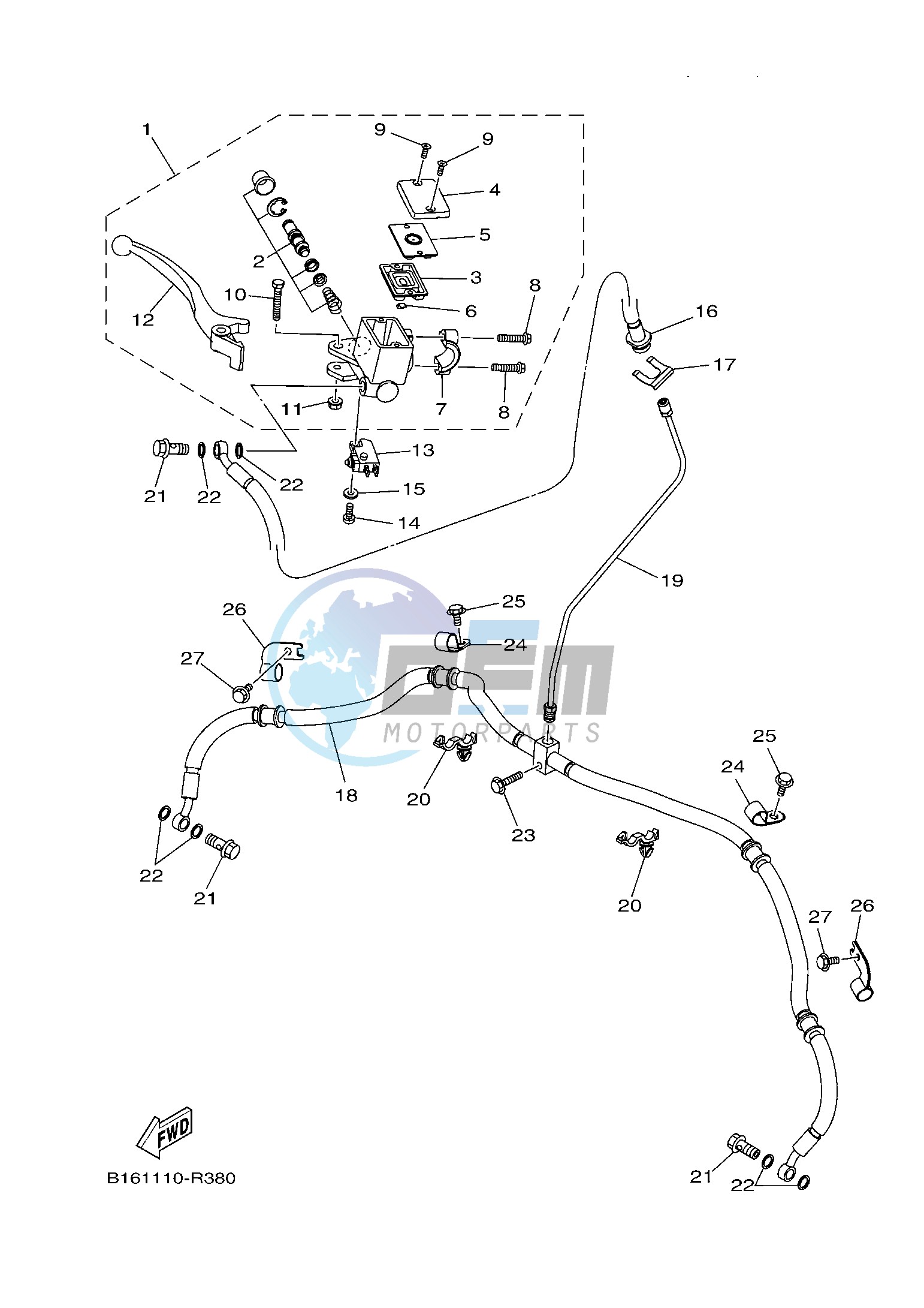 FRONT MASTER CYLINDER