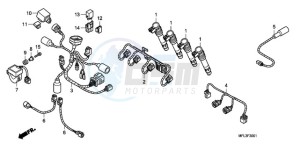 CBR1000RR9 Europe Direct - (ED / MME TRI) drawing SUB HARNESS (CBR1000RR)