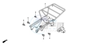 Z50J drawing LUGGAGE CARRIER