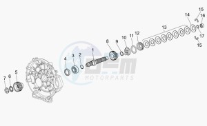 Griso V 1100 IE IE drawing Clutch shaft