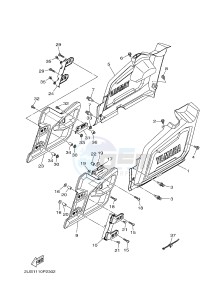 YXC700E VIKING VI EPS (2US9) drawing SIDE COVER 2