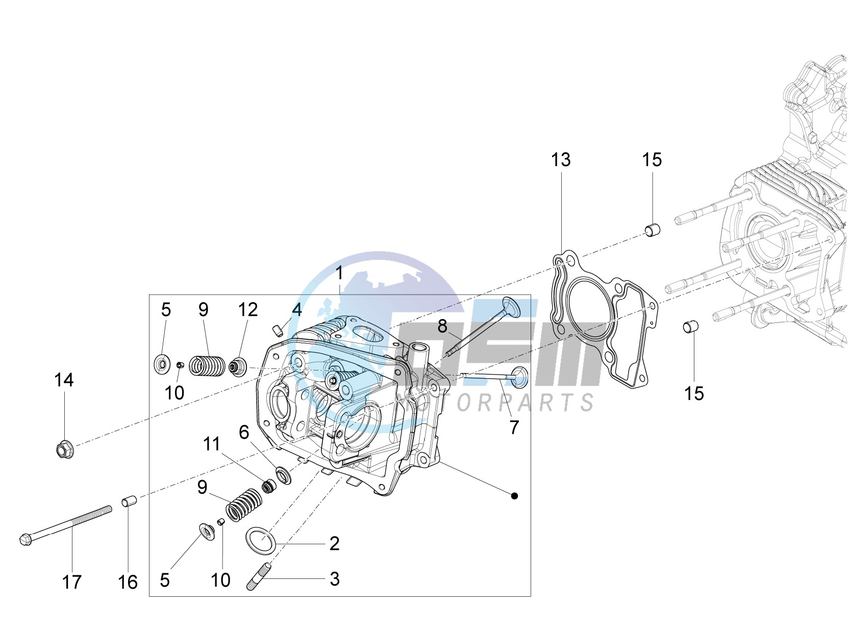 Cylinder head unit - Valve