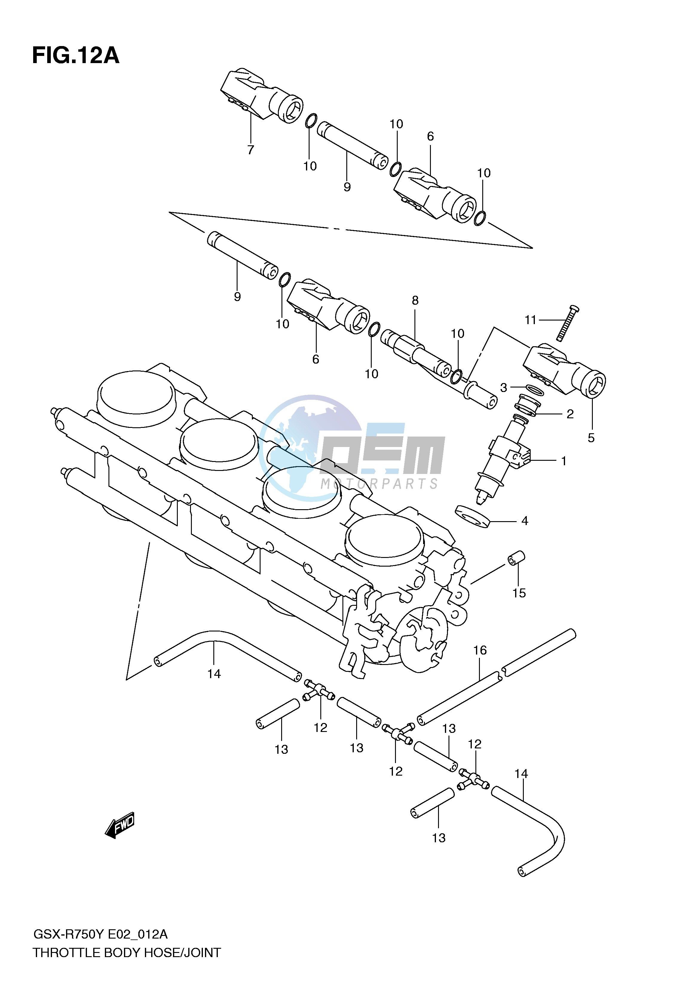 THROTTLE BODY HOSE JOINT (MODEL K1)