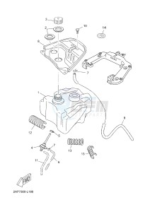 YN50 NEO'S (2APD 2APD 2APD) drawing FUEL TANK