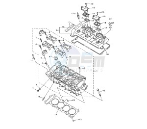 XJ6-N SP 600 drawing CYLINDER HEAD