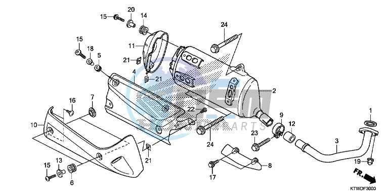 EXHAUST MUFFLER