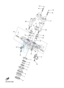 FZ1-S FZ1 FAZER 1000 (1CAK 1CAL) drawing STEERING