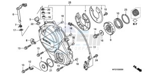 CB600FA9 Spain - (SP / ABS 25K) drawing RIGHT CRANKCASE COVER